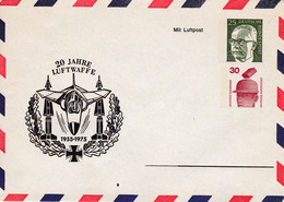 BRD,  PU 059 C1/001a, 20 Jahre Luftwaffe, BW 9 - Private Covers - Mint