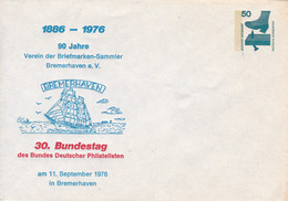 BRD,  PU 065 D2/006, Unfall 50,  90 JAHRE BFM-VEREIN BREMERHAEN, 30. Bundestag Des BDPh. - Private Covers - Mint