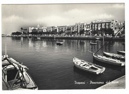 8017 - TRAPANI PANORAMA DAL MARE 1951 - Trapani