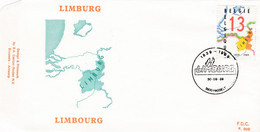 Enveloppe FDC 2338 Limburg Limbourg Hasselt - 1981-1990