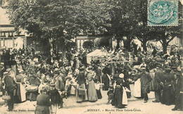 Bernay * 1905 * Marché De La Place Ste Croix - Bernay