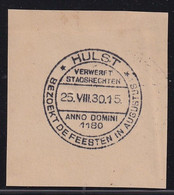 NL 1930, Briefstukje Hulst Stadsrechten Anno Domini 1180 - Ohne Zuordnung
