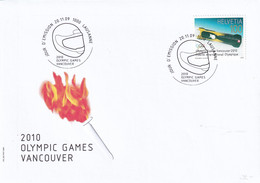 Schweiz - Olympic Games Vancouver 2010 - FDC - Bob Sledge - Hiver 2010: Vancouver