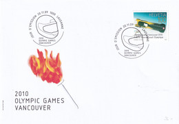 Schweiz - Olympic Games Vancouver 2010 - FDC - Bob Sledge - Hiver 2010: Vancouver