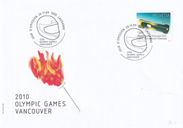 Schweiz - Olympic Games Vancouver 2010 - FDC - Bob Sledge - Invierno 2010: Vancouver