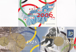 Schweiz - Ganzsachen Kartenserie Jeux Olympiques D' Hiver Nagano - La Poste Suisse à Nagano - Winter 1998: Nagano