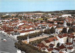 71-MONTCEAU-LES-MINES- VUE AERIENNE SUR LA PLACE DU MARCHE - Montceau Les Mines