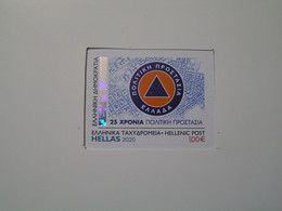 GREECE 2020 ADHESIVE STAMPS 25 YEARS OF CIVIL PROTECTION.. - Neufs