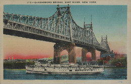 Queensboro Bridge, East River, New York - Bruggen En Tunnels