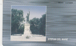 Moldova, MOL-M-17a,   Fifth Issue (04/99),  Monument, Stefan Cel Mare, 2 Scans.  With Red In Chip, No Moreno Logo On Bac - Moldawien (Moldau)