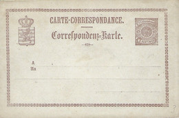 Luxembourg - Luxemburg  - Carte-Correspondance - Correspondenzkarte - 1874 / Prixfix 3 Vierge ( Charnieres ) - Stamped Stationery