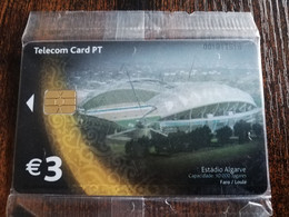 PORTUGAL   CHIPCARD  € 3,- ESSTADIO ALGARVE FARO/LOULE            MINT IN WRAPPER      **4382** - Portugal