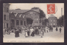 CPA [27] Eure Circulé Louviers établissement Breton Sortie Des Ouvriers - Louviers