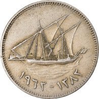 Monnaie, Kuwait, Jabir Ibn Ahmad, 50 Fils, AH 1382/1962, TTB, Copper-nickel - Kuwait