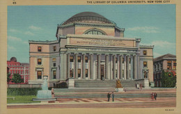 The Library Of Columbia University,  New York City - Unterricht, Schulen Und Universitäten