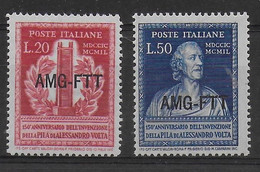 TRIESTE - YVERT N°61/62 ** MNH - COTE = 30 EUR. - Neufs