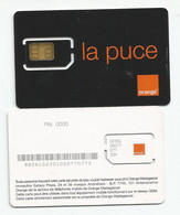 Madagascar Malagasy TRES TRES RARE NOIRE  Carte SIM NEUVE  /  VERY SCARCE BLACK  NEW SIM Card ORANGE MADAGASCAR - Madagascar