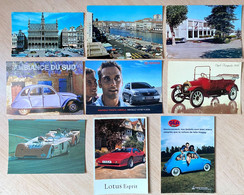 Lot De Cartes Postales Thème Voiture CPSM Et Publicité - Turismo