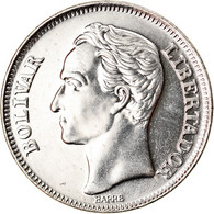 Monnaie, Venezuela, 2 Bolivares, 1989, SPL, Nickel Clad Steel, KM:43a.2 - Venezuela