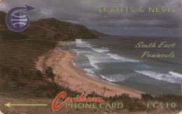 STKITTS : 003B EC$10 South East Peninsula 3CSKB USED - St. Kitts En Nevis