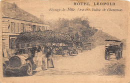 Cernay-la-Ville           78         Hôtel Léopold    Carte Dessinée  Façon Eau-Forte      (voir Scan) - Cernay-la-Ville