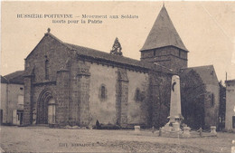 CPA -  Bussière Poitevine - Monument Aux Soldats Morts Pour La Patrie - Bussiere Poitevine
