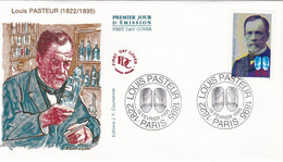 FDC 18/02/1995: Louis PASTEUR (1822-1895) - Cachet PARIS - 1990-1999