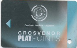 Carte De Casino : Grosvenor Casinos Play Points London Londres (Mauvais État) - Cartes De Casino