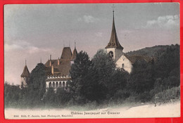 Delcampe - SWITZERLAND    CHATEAU JEANJACQUET SUR CRESSIER  Pu 1919 - Cressier