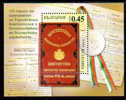 BULGARIA 2004  Constitution 125th Anniversary Block MNH / **.   Michel Block 263 - Blocs-feuillets