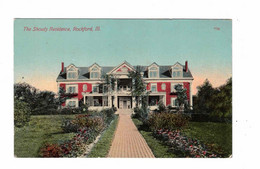 ROCKFORD, Illinois, USA, The Shoudy Residence, Pre-1920 Postcard - Rockford