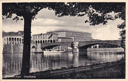 3796 - Deutschland - Mülheim An Der Ruhr , Stadthalle - Gelaufen 1938 - Muelheim A. D. Ruhr