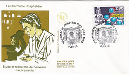 FDC 23/09/1995: La Pharmacie Hospitalière - Cachet PARIS - 1990-1999