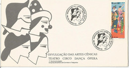 Brazil 1988: FDC - Performing Arts: Circus, Theater, Dance, Opera. - Cirque