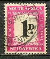 Union Of South Africa Postage Due, Südafrika Portomarken Mi# 35 Gestempelt/used - Portomarken