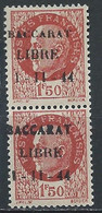 France Libération Baccarat Mayer 6 Types I Et II Se Tenant En Paire Verticale Neufs Sans Charnière - XX - MNH - Libération