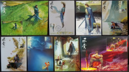 HK Comics The Storm Riders 風雲 2020 Hong Kong Maximum Card MC Set Prepaid Cards (8 Cards) - Cartes-maximum