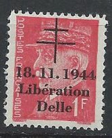 France Libération Delle Mayer 8 Neuf Sans Charnière - XX - MNH - Libération