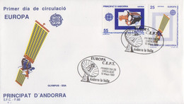 Enveloppe  FDC  1er  Jour   ANDORRE  ANDORRA   Paire  EUROPA    1991 - Andere & Zonder Classificatie