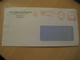 BARCELONA 1983 Cap Als Jocs Olimpics 1992 Olympic Games Olympics Meter Mail Cancel Cover SPAIN - Summer 1992: Barcelona