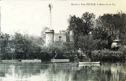 ► MOULIN à VENT - FRANCE - BUTRY SUR OISE  Eolienne PILTER (Val D'Oise)   Cpa   (Franse Molen French Windmill Windmühle) - Châteaux D'eau & éoliennes