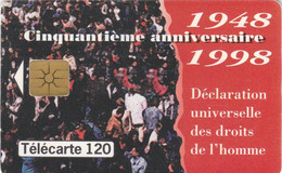 Monaco, MF51 (006), 120 Units, 1948-1998 Droits De L'Homme - Serie B89034006, 2 Scans. - Monace