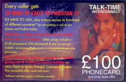 Mint Phone Cards United Kingdom TALK-TIME ( £100 ) - Altri