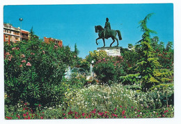 PASEO DEL ESPOLON Y ESTATUA DE ESPARTERO / ESPOLON PROMENADE AND ESPARTERO STATUE.- LOGROÑO.- ( ESPAÑA ) - La Rioja (Logrono)