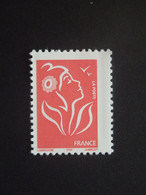 N°3734 - TVP Rouge ITVF - LUXE** - Type II - Bande Phosphorescente Sur La Dentelure Gauche - Gomme D'origine - 2004-08 Marianne De Lamouche