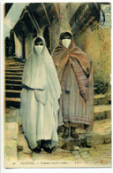 CPA ALGERIE  - Femmes Arabes Voilées - Femmes