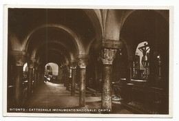 Delcampe - I4268 Bitonto (Bari) - Cattedrale - Cripta - XLII Riunione Associazione Elettrotecnica Italiana 1937 - Bitonto