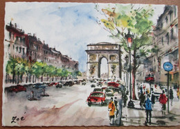 FRANCE PARIS CHAMPS ELYSEES NAVARRO POST CARD KARTE VINTAGE CARTOLINA ANSICHTSKARTE POSTCARD PC CPA - Bourg De Visa