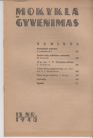 Magazine Lithuania Mokykla Ir Gyvenimas. 1940 / 13 - Zeitungen & Zeitschriften