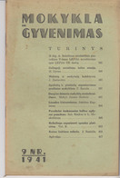 Magazine Lithuania Mokykla Ir Gyvenimas. 1941 / 9 - Magazines